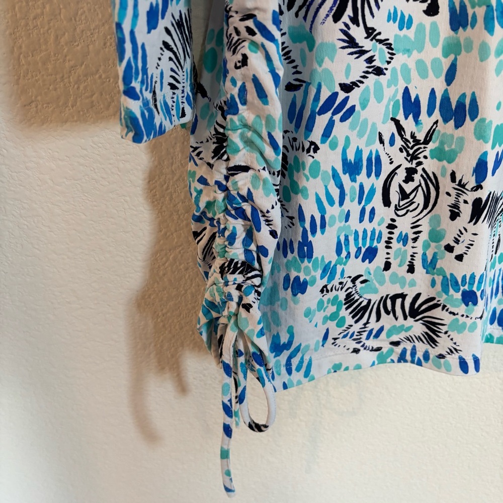 IBKUL Zebra Tunic Long Sleeve Dress - Picture 4 of 8